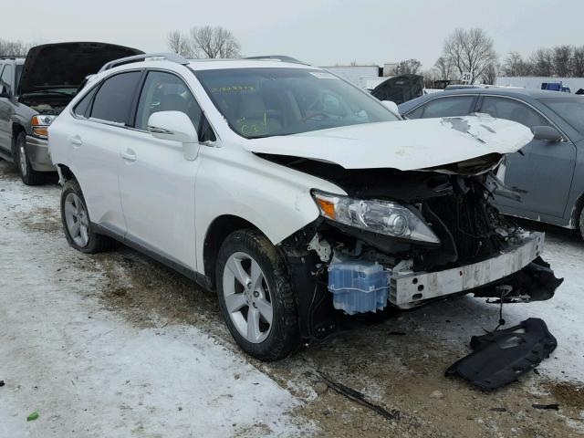 2T2BK1BA6AC044327 - 2010 LEXUS RX 350 WHITE photo 1