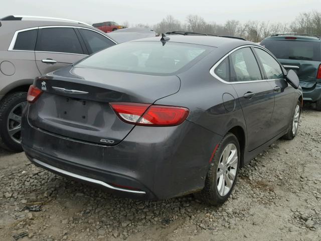 1C3CCCAB3GN170263 - 2016 CHRYSLER 200 LIMITE GRAY photo 4