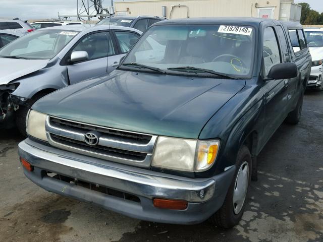 4TAVL52N0XZ466211 - 1999 TOYOTA TACOMA XTR GREEN photo 2