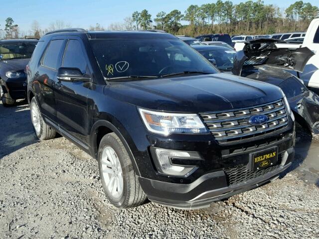 1FM5K7D83HGD20873 - 2017 FORD EXPLORER X BLACK photo 1