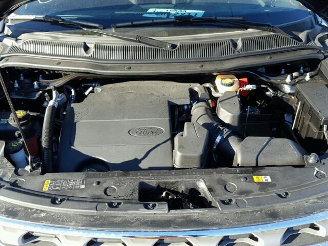 1FM5K7D83HGD20873 - 2017 FORD EXPLORER X BLACK photo 7