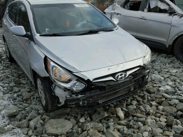 KMHCT5AE9EU167108 - 2014 HYUNDAI ACCENT GLS SILVER photo 9