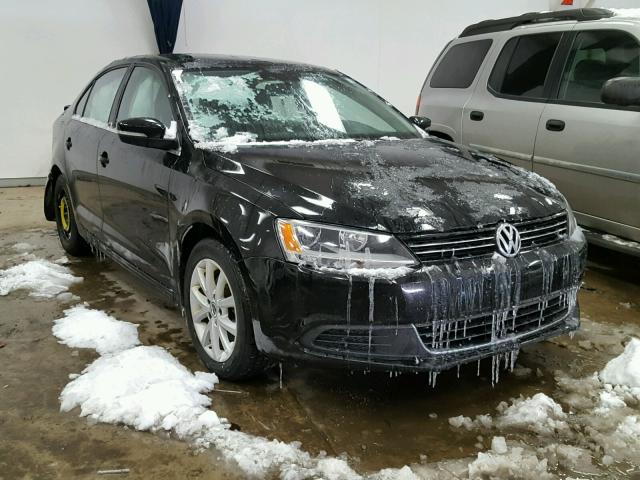 3VWD07AJ6EM313816 - 2014 VOLKSWAGEN JETTA SE BLACK photo 1