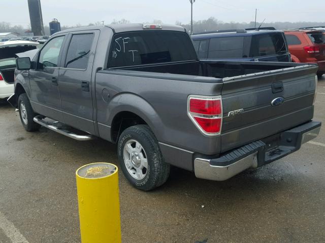 1FTEW1C88AFB14063 - 2010 FORD F150 SUPER GRAY photo 3
