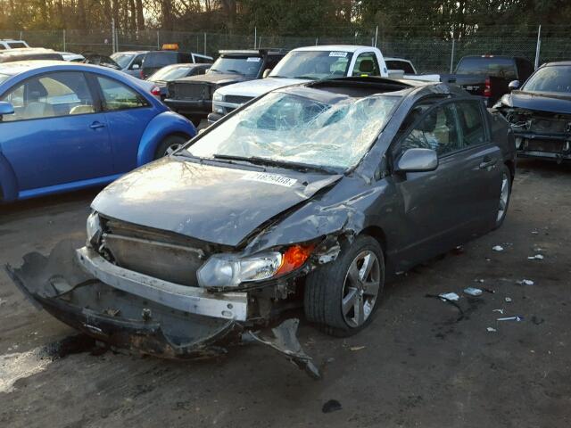 2HGFG119X8H510986 - 2008 HONDA CIVIC EXL SILVER photo 2