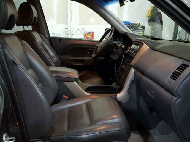 5FNYF28628B029230 - 2008 HONDA PILOT EXL GRAY photo 5