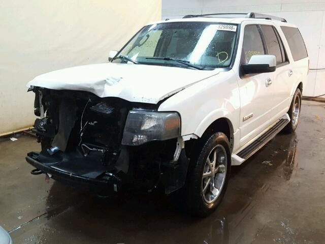 1FMFK20587LA08508 - 2007 FORD EXPEDITION WHITE photo 2