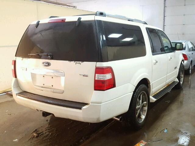 1FMFK20587LA08508 - 2007 FORD EXPEDITION WHITE photo 4