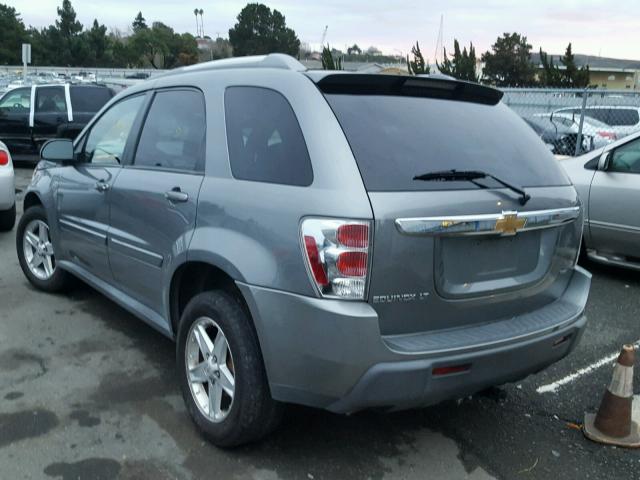 2CNDL73F666086542 - 2006 CHEVROLET EQUINOX LT GRAY photo 3