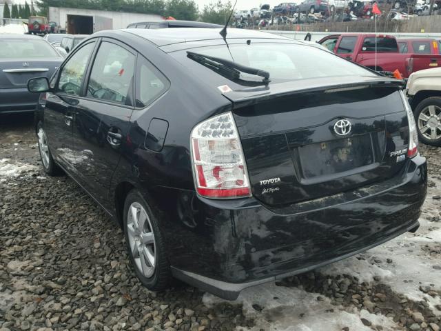 JTDKB20U783302865 - 2008 TOYOTA PRIUS BLACK photo 3