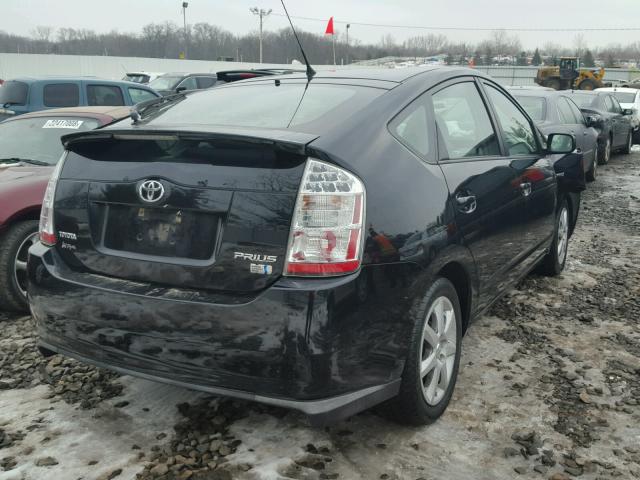 JTDKB20U783302865 - 2008 TOYOTA PRIUS BLACK photo 4