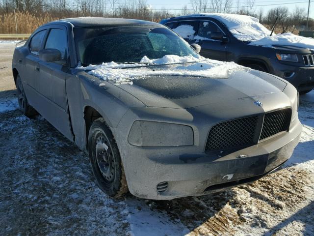 2B3KA43G08H190140 - 2008 DODGE CHARGER GRAY photo 1