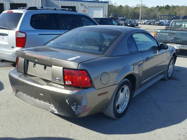 1FAFP40492F184764 - 2002 FORD MUSTANG GRAY photo 4