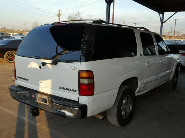 3GNFK16T13G324562 - 2003 CHEVROLET SUBURBAN K WHITE photo 4