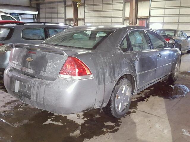 2G1WT55N589180931 - 2008 CHEVROLET IMPALA LT SILVER photo 4