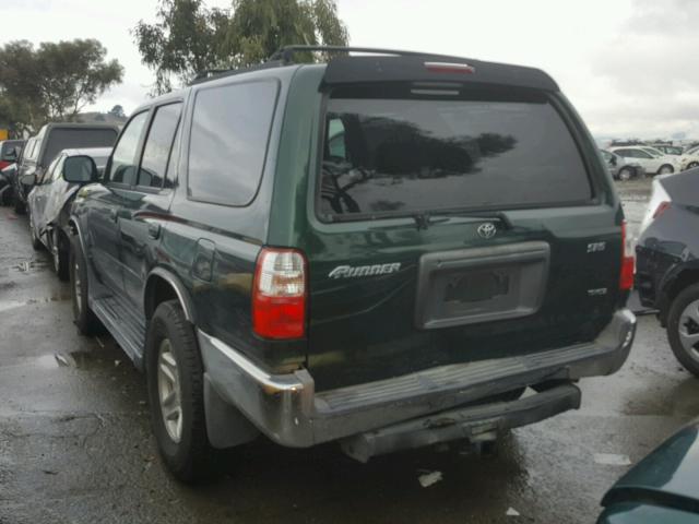 JT3GN86R010182776 - 2001 TOYOTA 4RUNNER SR GREEN photo 3