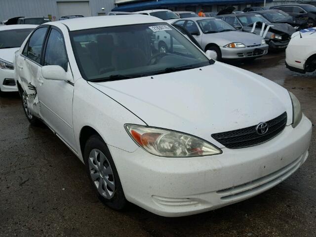 4T1BE32K63U204904 - 2003 TOYOTA CAMRY LE WHITE photo 1