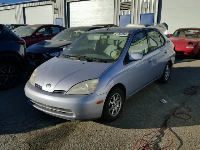 JT2BK18U720050695 - 2002 TOYOTA PRIUS BLUE photo 2