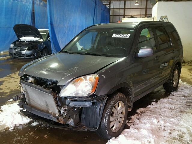 SHSRD78926U430347 - 2006 HONDA CR-V SE GRAY photo 2