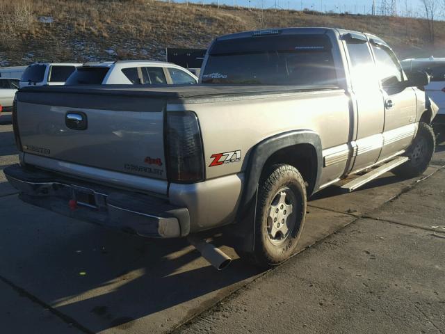 2GCEK19T511108056 - 2001 CHEVROLET SILVERADO TAN photo 4