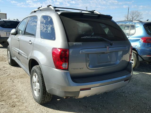 2CKDL63F666122379 - 2006 PONTIAC TORRENT GRAY photo 3