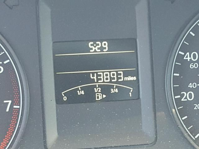 3VW2K7AJ7EM254616 - 2014 VOLKSWAGEN JETTA BASE GRAY photo 8