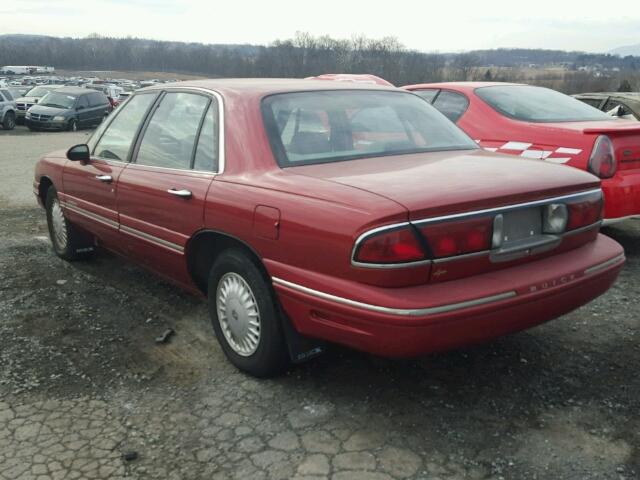 1G4HR52K7VH510614 - 1997 BUICK LESABRE LI MAROON photo 3