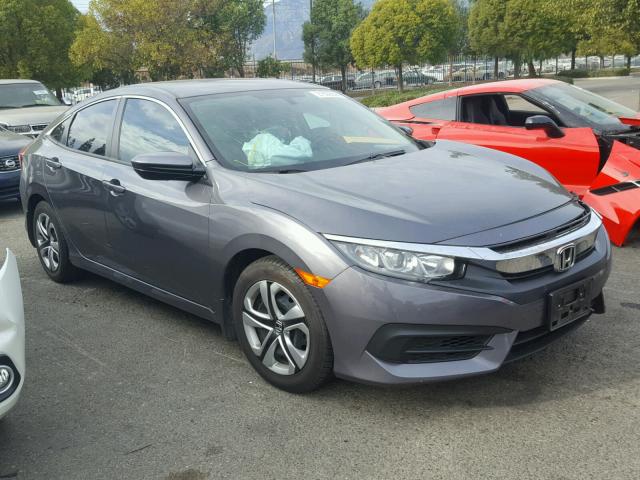 2HGFC2F55GH526325 - 2016 HONDA CIVIC LX CHARCOAL photo 1