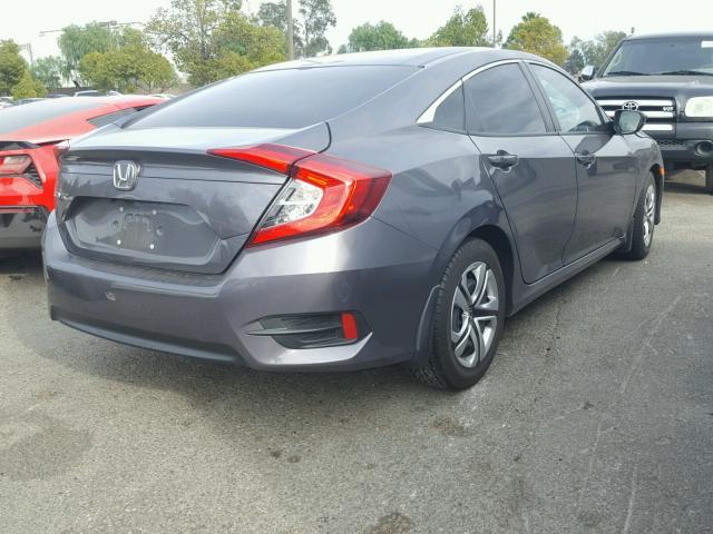 2HGFC2F55GH526325 - 2016 HONDA CIVIC LX CHARCOAL photo 4