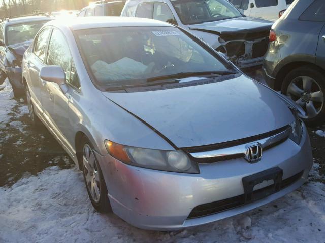 2HGFA16548H345816 - 2008 HONDA CIVIC LX SILVER photo 1