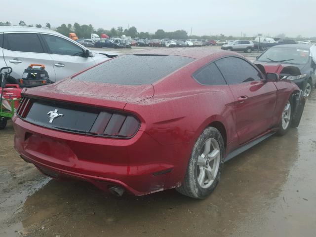 1FA6P8AM6G5241585 - 2016 FORD MUSTANG MAROON photo 4