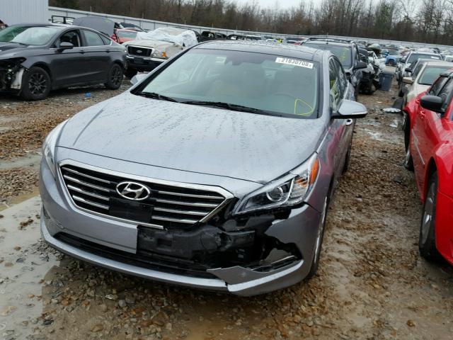 5NPE34AF3FH235642 - 2015 HYUNDAI SONATA SPO SILVER photo 2