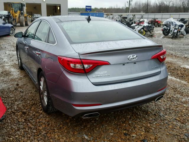 5NPE34AF3FH235642 - 2015 HYUNDAI SONATA SPO SILVER photo 3