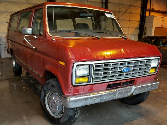 1FBJS31H6MHA66844 - 1991 FORD ECONOLINE RED photo 1