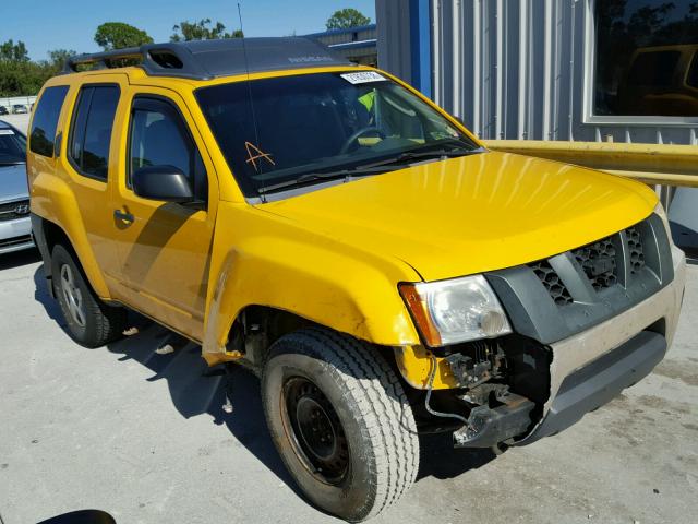 5N1AN08W28C504134 - 2008 NISSAN XTERRA OFF YELLOW photo 1