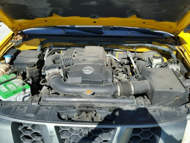 5N1AN08W28C504134 - 2008 NISSAN XTERRA OFF YELLOW photo 7