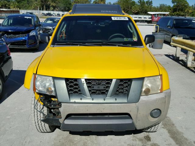 5N1AN08W28C504134 - 2008 NISSAN XTERRA OFF YELLOW photo 9