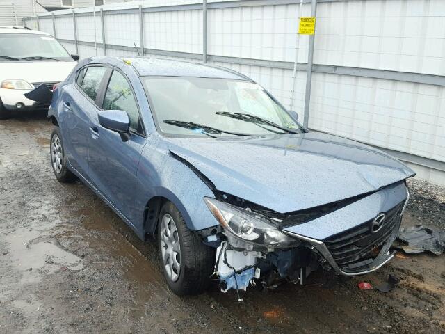 JM1BM1K77E1136866 - 2014 MAZDA 3 SPORT BLUE photo 1