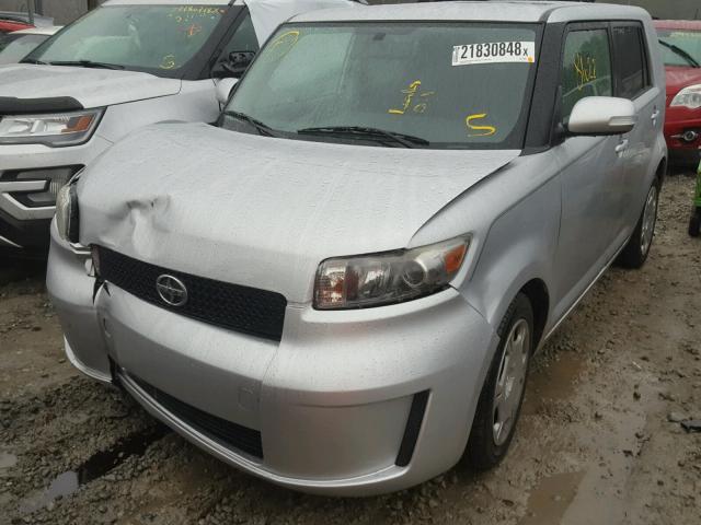 JTLKE50E691079950 - 2009 TOYOTA SCION XB SILVER photo 2