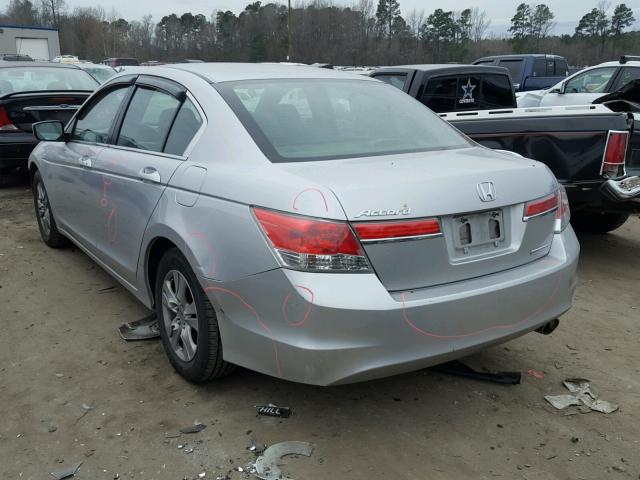 1HGCP2F61CA051832 - 2012 HONDA ACCORD SE SILVER photo 3