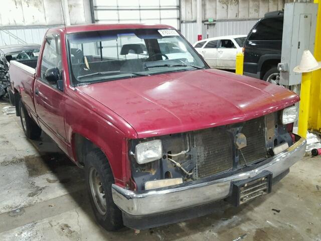 1GTDC14Z4NE5451977 - 1992 GMC SIERRA C15 RED photo 1