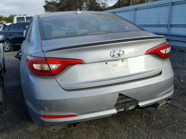 5NPE24AF9FH148427 - 2015 HYUNDAI SONATA SE SILVER photo 3