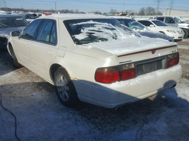 1G6KS54Y72U252259 - 2002 CADILLAC SEVILLE SL WHITE photo 3