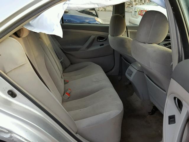 4T1BE46K59U340062 - 2009 TOYOTA CAMRY BASE SILVER photo 6