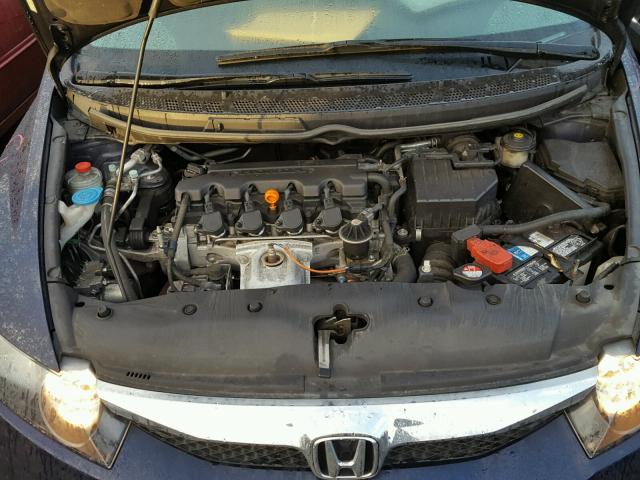 19XFA1F98AE001411 - 2010 HONDA CIVIC EXL BLUE photo 7