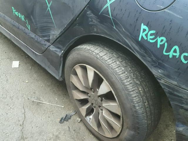 19XFA1F98AE001411 - 2010 HONDA CIVIC EXL BLUE photo 9