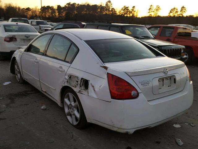 1N4BA41E65C836298 - 2005 NISSAN MAXIMA SE WHITE photo 3