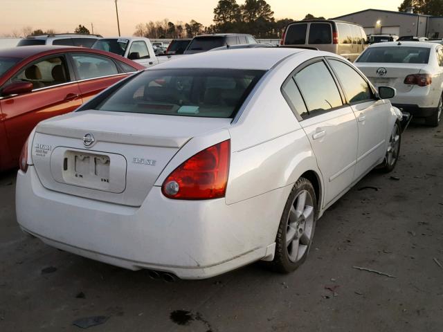 1N4BA41E65C836298 - 2005 NISSAN MAXIMA SE WHITE photo 4