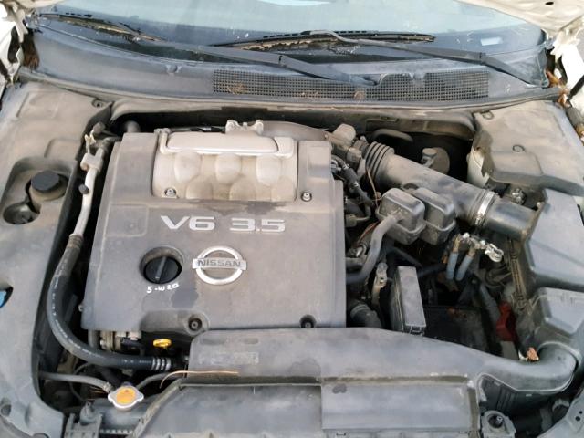 1N4BA41E65C836298 - 2005 NISSAN MAXIMA SE WHITE photo 7