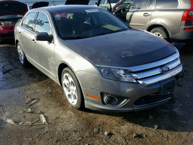 3FAHP0HA6BR105551 - 2011 FORD FUSION SE GRAY photo 1